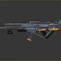 Modern Sci-Firearms Next Generation Firearms Sci-Fi Games Gun Games Firearms 3d model