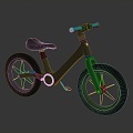 Modern Bicycle Children's Bicycle Children's Bicycle Children's Chain Car Girls' Bicycle Fashion Children's Car Vehicle 3d model