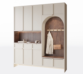 Household shoe cabinet 3d model