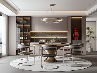 Italian Home Restaurant 3d model