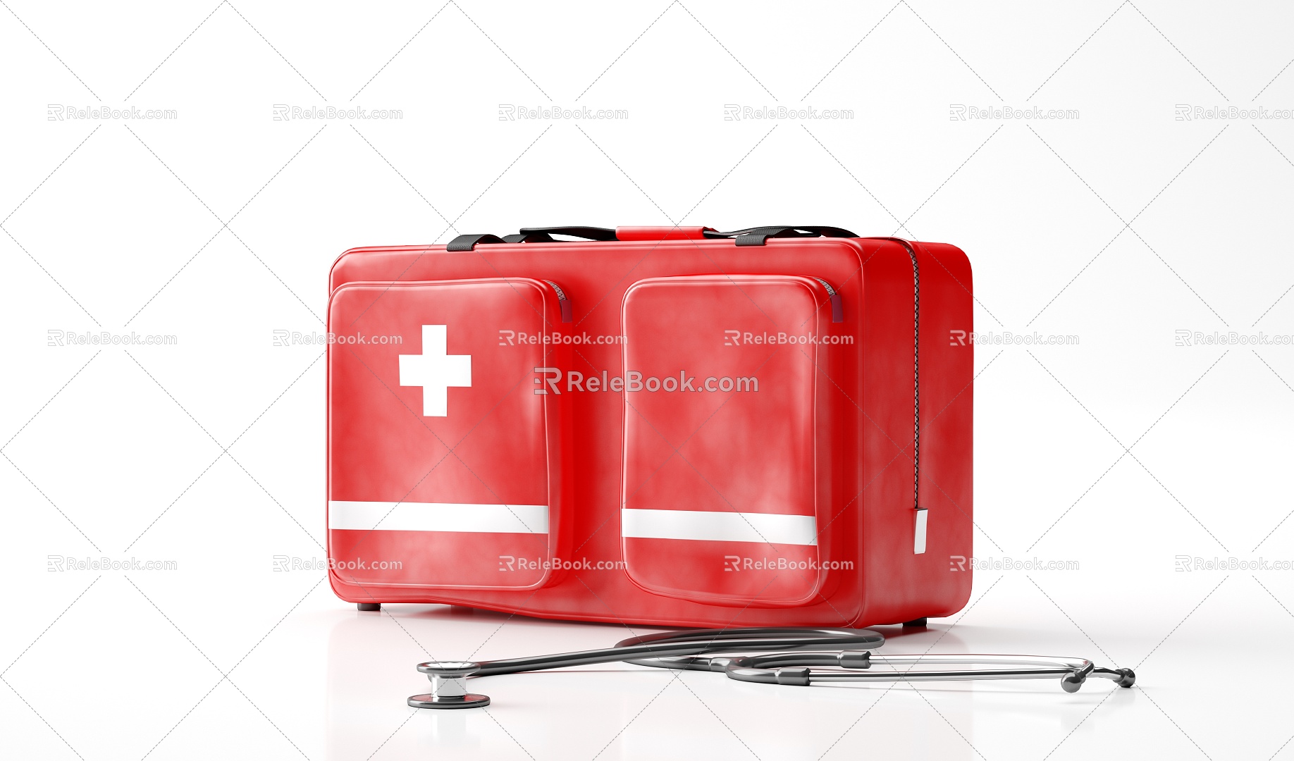 Modern first aid kit Medical first aid kit model