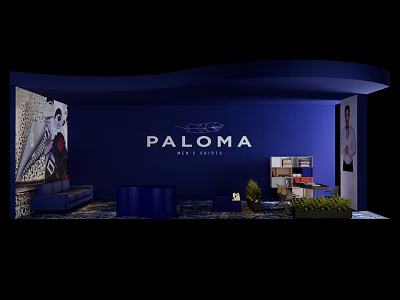 Modern Exhibition Hall 3d model