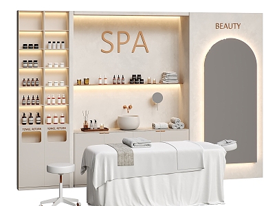 sap massage shop massage bed massage supplies beauty spa beauty shop 3d model