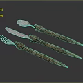 Three Piece Exquisite Garden Decor Set With Brown Woven Handles And Fine Details