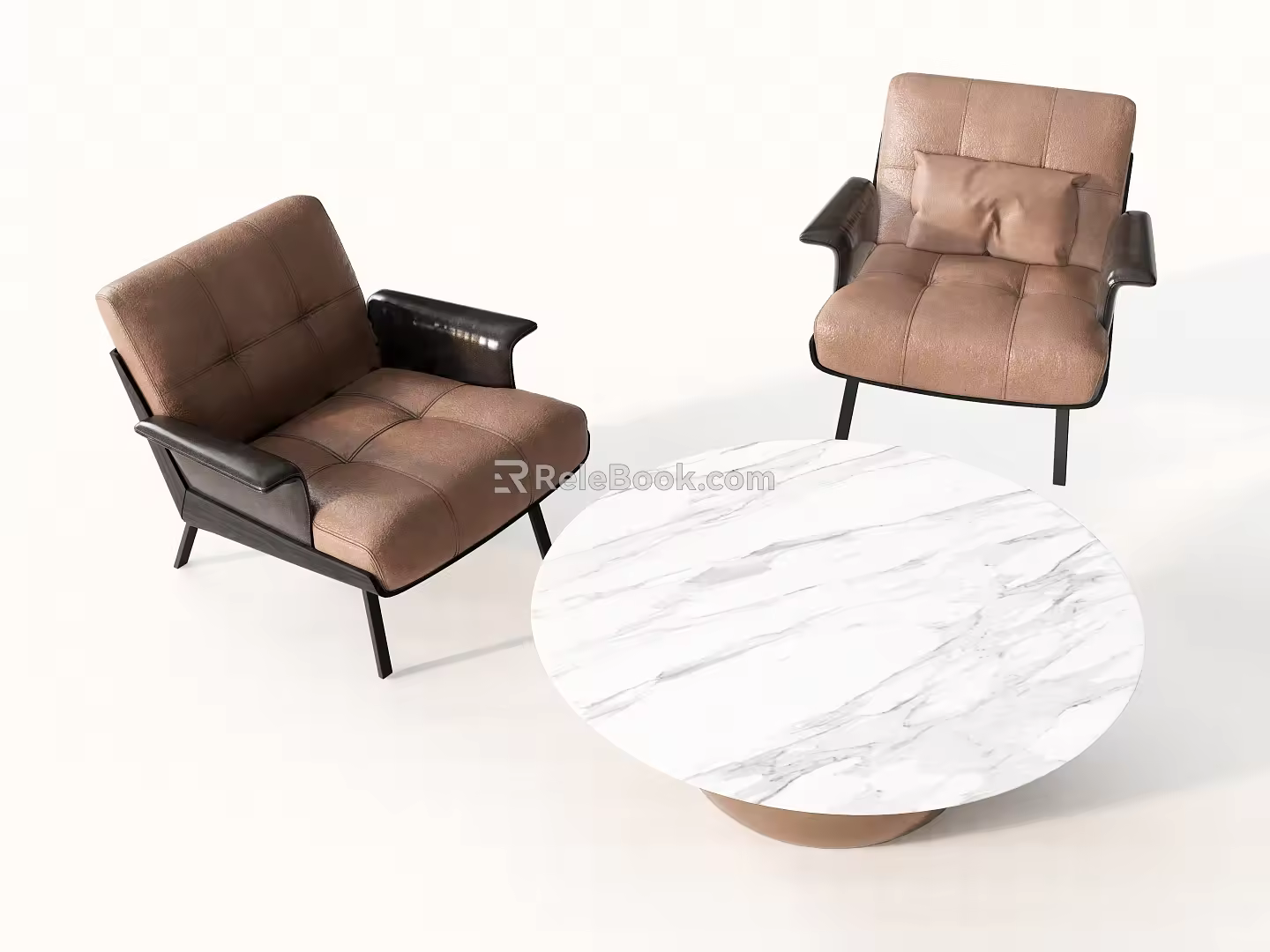 Sofa Coffee Table Single Person Sofa Casual Sofa Chair Reading Sofa Armrest Sofa 3d model