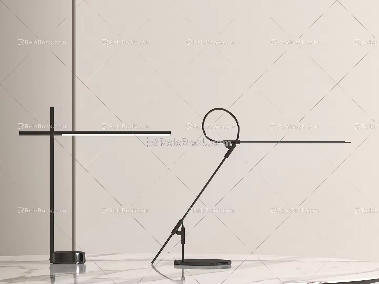 Modern Minimalist Table Lamp Reading Lamp Moon Lamp Rabbit Lamp Mushroom Lamp Art Table Lamp 3d model