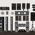 Sound vertical sound hanging sound ceiling sound small sound 3d model