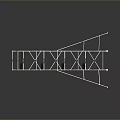 Iron frame large iron frame iron frame house factory industrial iron frame iron ladder rigid ladder work frame rigid scaffold 3d model