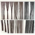 Various Curtain Styles With Textured Fabrics And Different Color Options For Home Decor