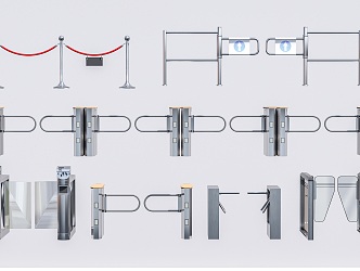 Access control machine Access control equipment Gate machine 3d model