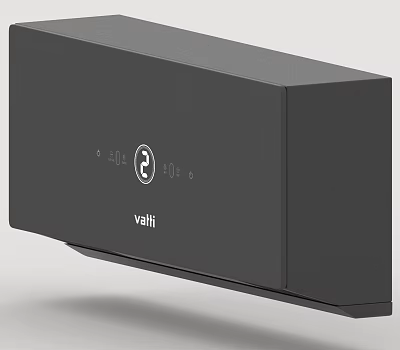Vali Modern Black Kitchen Range Hood Appliance With ECO Digital 3d model