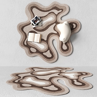 shaped carpet 3d model