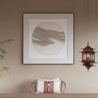 New Chinese Decorative Painting 3d model