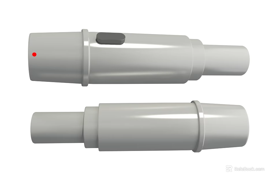 Cylindrical Metal Hardware Tools With Shiny Surface And Durable Construction 3d model 