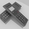 Mobile phone digital 3d model