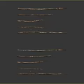 Neatly Arranged Dried Plant Branches With Natural Brown Color Against Gray Background