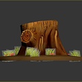 dead wood dry wood dry wood dry wood branch 3d model