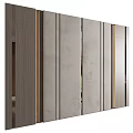 Modern Accent Wall Design With Wooden Panels And Neutral Color Tones For Home Interior