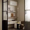 Modern Living and Dining Room Interior With Sofa Coffee Table Wicker Chair and Chandelier