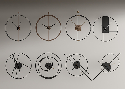 Modern Natuzzi Clock 3d model