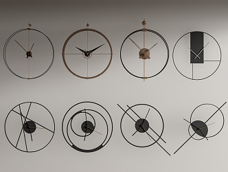 Modern Natuzzi Clock 3d model