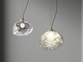 Modern chandelier 3d model