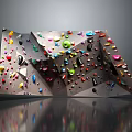 Rock Climbing Rock Climbing Wall Rock Block Rock Block Rock Specimen Boulder 3d model