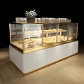 Modern Container Bread Middle Island Cabinet 3d model