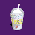 McDonald's Festive Drink Cup With Straw And Lid For Primace Birthday Celebration