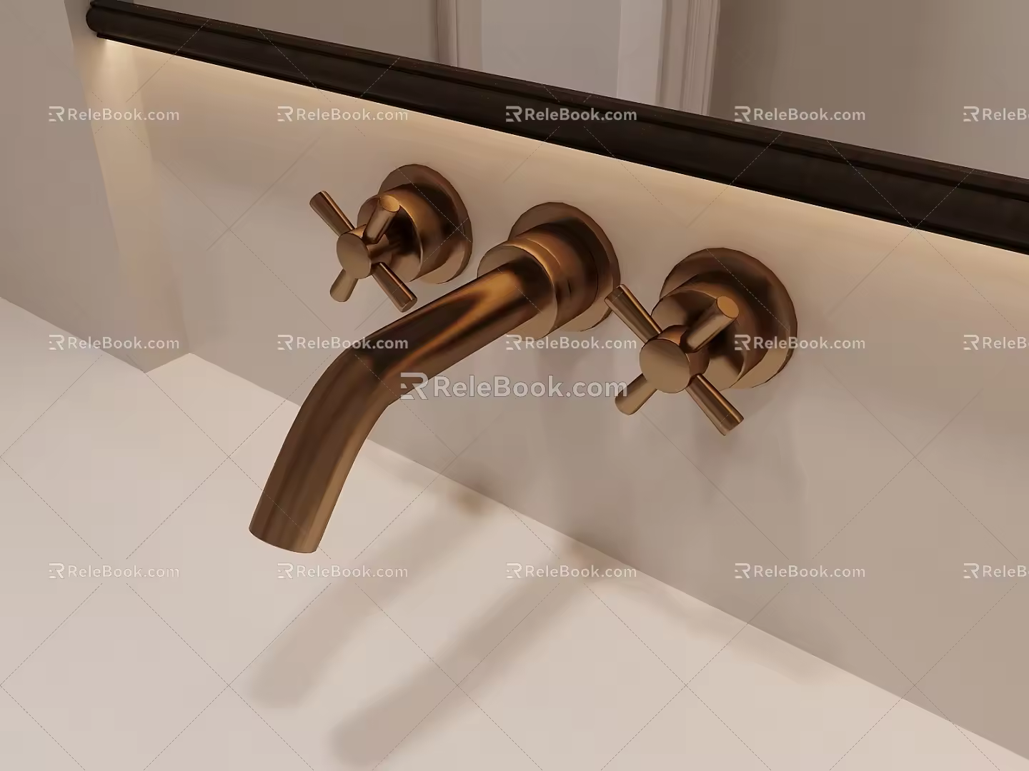 Retro faucet 3d model