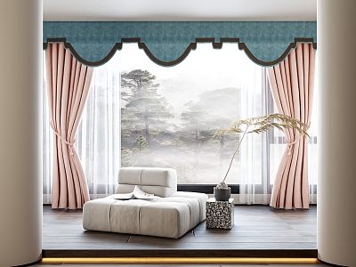 Style Curtain 3d model