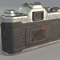 Canon Vintage Digital Camera With Classic Design Metal Leather Body And 50mm Lens