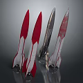 modern rocket engine jet engine aircraft engine supersonic aircraft engine 3d model