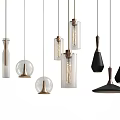 Post-modern chandelier 3d model