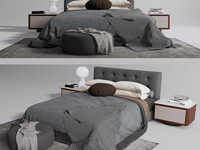 Modern Double Bed model