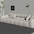 Modern Multiplayer Sofa 3d model