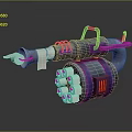 Science Fiction Firearms Next Generation Firearms Science Fiction Game Gun Game Firearms Game Gun Concept Gun Laser Gun 3d model