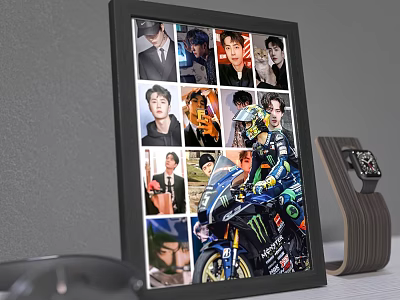Wang Yibo Decorations Decorative Painting Wang Yibo Hanging Painting Poster Photo Postcard 3d model