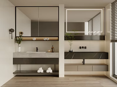 Bathroom Cabinet 3d model