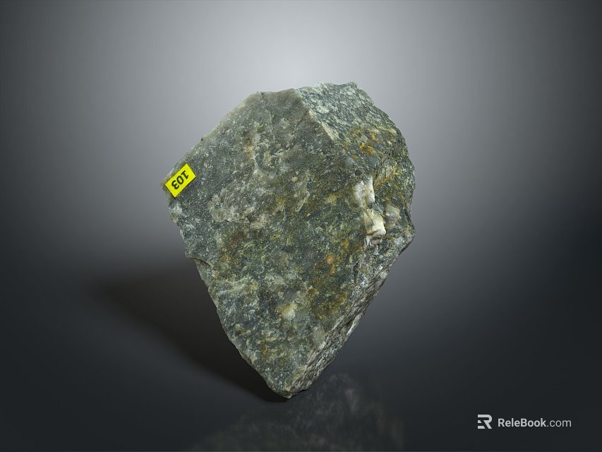 Natural Stone And Wood Materials For Creative Home Decoration Projects 3d model 