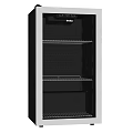 Haier Modern Wine Cooler With Glass Door Black Silver Finish And Storage Shelves