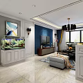 Elegant Modern Dining Living Room Interior With Chandelier Dining Table And Chairs