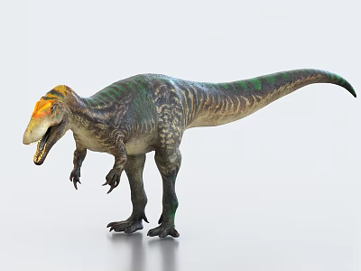 Realistic 3D Rendering Of A Colorful Dinosaur 3d model