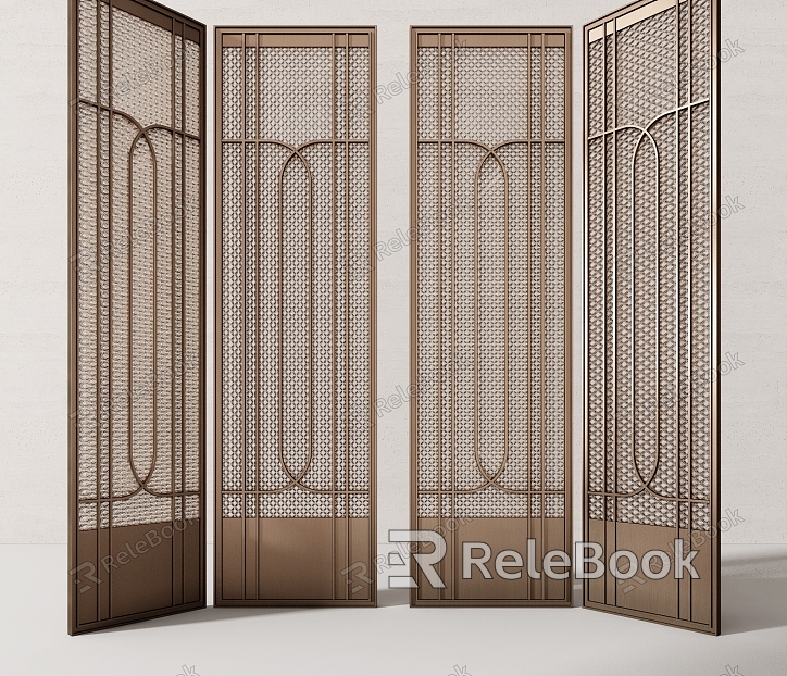 CCD glass screen metal screen partition combination model