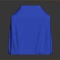 Equipment Covered With Blue Protective Cover And Square Shape Design