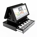 Commercial POS System With Touchscreen Display And Cash Drawer For Retail Business
