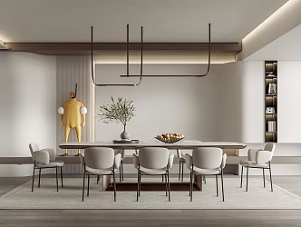 Modern Arrmet Restaurant 3d model