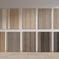 Modern wall panel wood veneer wall panel wall panel wall panel wall panel wood board 3d model