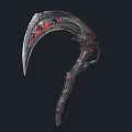 Hook Sickle PBR Material Next Generation Future Weapon Cyberpunk Style Sickle Death Sickle Cast Iron Sickle Devil Sickle Weapon Cold Weapon 3d model