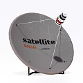 Heavy Duty Industrial Satellite Dish Antennas With Dual Sturdy Mounting Brackets